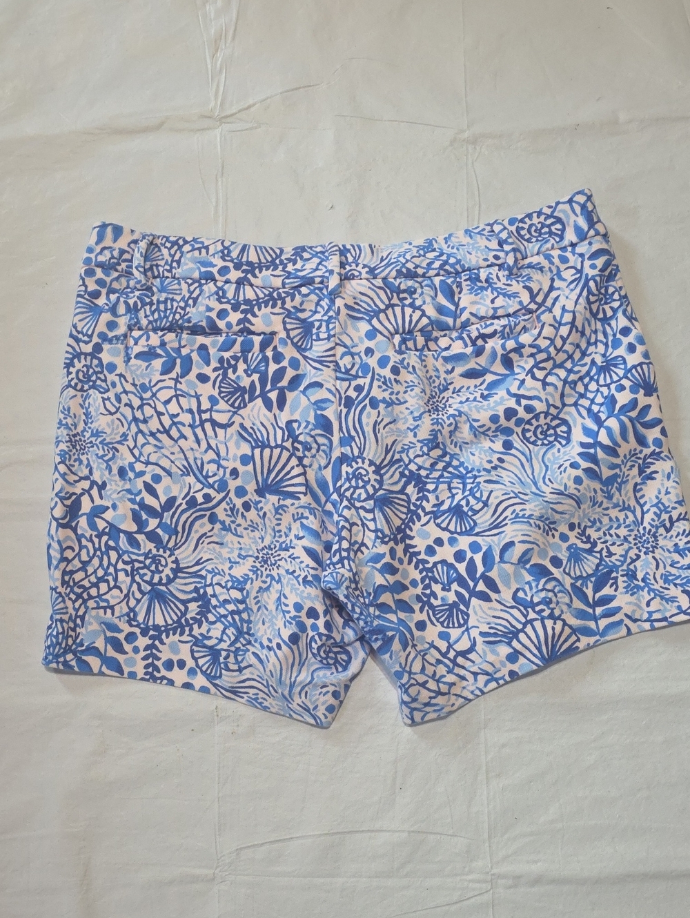 Lilly Pulitzer Women's Jayne Calla Lilly Pink High Tides Good Vibes Shorts 12 - Picture 8 of 8